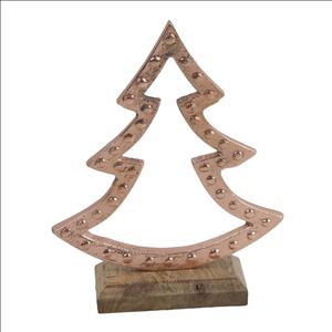 Reno de Navidad con árbol en forma de corazón, decoración de Navidad moderna, artículo de Navidad de lujo de alta calidad - Product Image 3