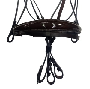 Bride en cuir de vache véritable fabriquée avec du cristal naturel de qualité supérieure, magnifiquement fabriquée à la main, ensemble de clous d'équitation réglables. - Product Image 3