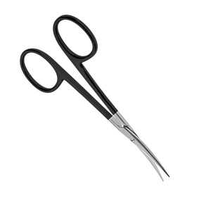 Ciseaux chirurgicaux de qualité supérieure MEDIHEAL SURGICAL CORPORATION Classe I, finition polie, lame fine et courbée en acier métallique. - Product Image 4