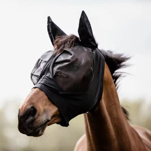 ผ้าคลุมหน้าม้าคุณภาพสูง ปี 2026 ป้องกันแมลงวัน ระบายอากาศได้ดี รับทำโลโก้ส่วนตัว สำหรับผ้าคลุมหน้าม้า โดย Alexandria Industries - Product Image 2