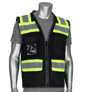 Gilet de sécurité réfléchissant de construction industrielle de haute qualité Bon gilet de protection personnel économique Haute visibilité pour - Product Image 1