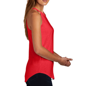 Camiseta sin mangas ligera con logotipo personalizado para mujer Camiseta sin mangas personalizada azul marino nuevo - Product Image 6