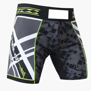 Pantalones cortos de agarre No Gi MMA y BJJ para hombre, ropa de entrenamiento personalizada de buena calidad, secado rápido y transpirable - Product Image 3