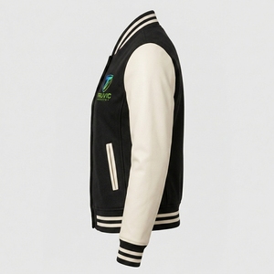 Chaqueta Varsity para Mujer, Diseño 2026, Cómoda, Transpirable, de Secado Rápido, con Logotipo Personalizado Tejido, Superventas - Product Image 3