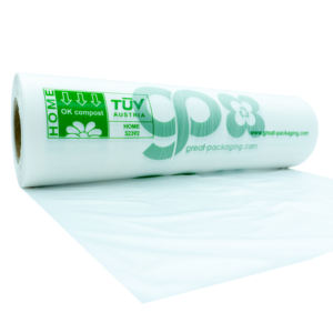 OEM ODM Wholesale 100% Biodegradable Compostable PLA PBAT Corn Starch Food Flat <b>Bag</b> on Roll Vietnam Manufacturer - Product Image 1