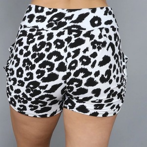 Pantalones cortos de algodón para mujer, Shorts de cintura alta, a la moda, con estampado de rosas amorosas, baratos, para verano - Product Image 3