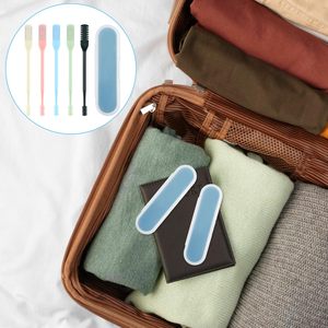 Tondeuse à poils de nez manuelle portable 2 en 1 avec brosse de nettoyage, tondeuse rotative à 360°, alimentée par USB, pour hommes et femmes - Product Image 1