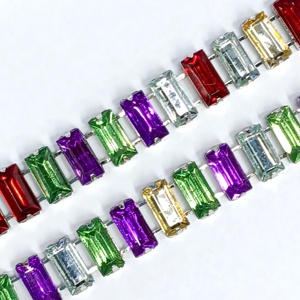 โซ่แบบสั่งทำสีสันสดใสพร้อมพลอยเทียมสินค้าขายดี - Product Image 3