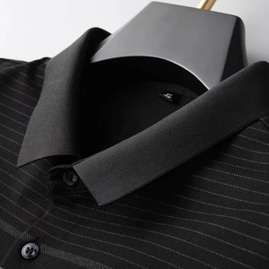 100% coton Logo personnalisé imprimé grande taille polos pour hommes de haute qualité tricoté respirant coton conceptions Oem personnalisées - Product Image 3