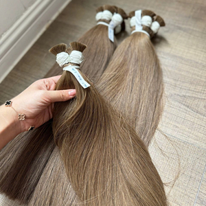 Extensions de cheveux vietnamiennes de haute qualité en vrac, 100% cheveux humains, douces, lisses, brillantes, longue durée, sans nœuds, sans perte, vente en gros - Product Image 1