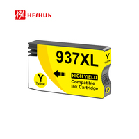 HESHUN Remanu 937 937XL 937 XL Cartouches d'encre décodées sécurisées pour imprimante HP HP937 OfficeJet Pro 9110 9120 9130 9720 9730