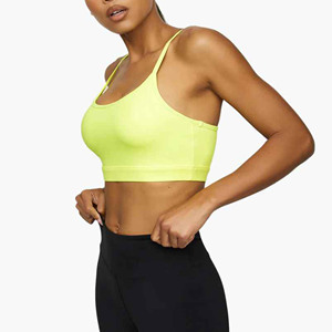 Soutien-gorge de sport à impact élevé en tissu doux, dos sexy à bretelles croisées, pour femmes, 2024, fitness, soutien-gorge personnalisé fabriqué au Pakistan - Product Image 4