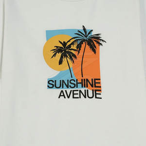 Camiseta DTF para Hombre, Tela Suave, Cuello Redondo, Estilo Casual Urbano, con Estampado Duradero, Transpirable, de Algodón, Manga Corta - Product Image 4