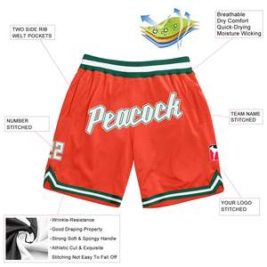 Pantalones cortos de baloncesto vintage sublimados personalizados para adultos y niños, ropa deportiva para correr, Fitness, pantalones cortos de baloncesto de malla en blanco - Product Image 2