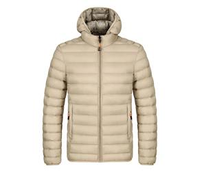 Fashion Design Spring Customized Men's Hooded Puffer <b>Jacket</b> with Zipper Closure <b>Smart</b> Casual Latest Style - Product Image 5