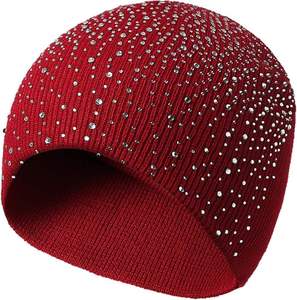 MOVATEXTILES Bonnets tricotés pour hommes, confortables, fabriqués sur mesure avec strass, haute qualité, meilleure vente au prix de gros - Product Image 3