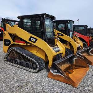 Cargadora de Dirección Deslizante Cat 257B Usada, de Calidad Asequible, Tipo Oruga, Amarilla, Equipo de Construcción de Uso Pesado, Motor Incluido - Product Image 1