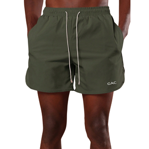 <b>Mens</b> Quick Dry Swim <b>Trunks</b> Elastic Waist Drawstring Beach Shorts Lightweight Water Resistant Swim Shorts With Side Pockets - Product Image 1