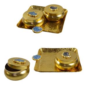 Boîte à épices en laiton indien de qualité supérieure, design élégant pour une cuisine moderne organisée et élégante, arrivée incroyable 2k26 - Product Image 2