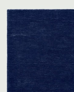 Tapis en laine tufté à la main bleu foncé personnalisé peluche douce haute Pile 15mm fait à la main moderne animaux de compagnie antidérapant maison pique-nique Durable solide - Product Image 3