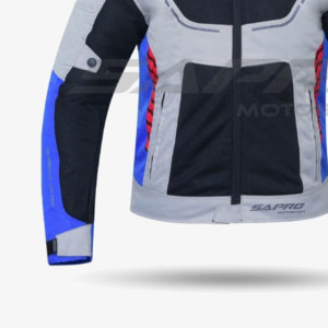 Sapro Men's Motorcycle Riding <b>Jacket</b> Full Sleeve Color Blocked Breathable Waterproof Windproof Quick Dry <b>Plus</b> <b>Size</b> for Adults - Product Image 4