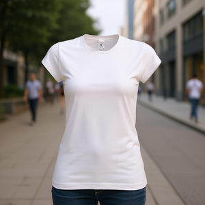 Camiseta Promocional Personalizada para Mujer, Camiseta de Mercancía Personalizada Too Chic - Product Image 3