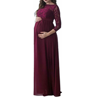 Nouvelles Robes de Maternité Grande Taille pour Femmes Été 2024 en Organza avec Boutons et Plumes, Respirantes, Écologiques, de Haute Qualité, Longueur Genou Courte