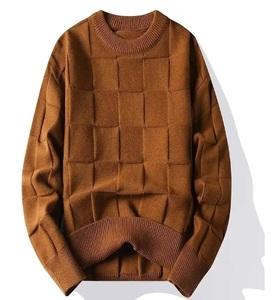 Recién llegado, jersey para hombre, Sudadera de cuello redondo, superventas personalizable para invierno, teñido liso de alta calidad - Product Image 5