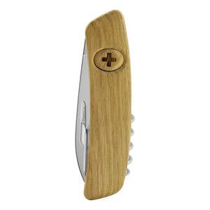 Coltello Pieghevole Swiza Allmatt Standard D03 - 11 Funzioni con Manico in Legno di Quercia - Product Image 3