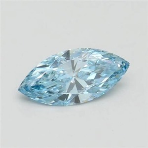Diamante Cultivado en Laboratorio de 1.00 Quilates, Corte Marquesa, Azul Fantasía Intenso, VS1, Certificado IGI, Proveedor Directo de Fábrica, Venta al por Mayor - Product Image 5