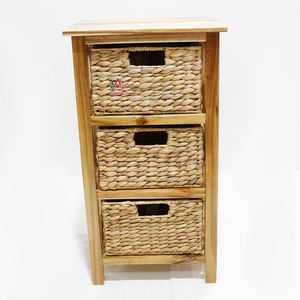 Artex Dong Thap Armoire faite à la main au Vietnam avec étagère de rangement en jonc de mer et jacinthe d'eau - Product Image 4