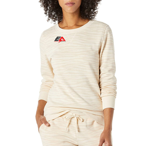 เสื้อสเวตเตอร์แขนยาวของผู้หญิงเสื้อสเวตเชิ้ตผู้หญิงสไตล์ใหม่แขนยาวผ้าฝ้ายน้ำหนักเบางานตามสั่ง - Product Image 1