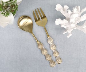 Cuillère de mariage élégante en acier inoxydable à poignée en relief de l'Inde, parfaite pour les ustensiles de cuisine à domicile, les hôtels et les restaurants - Product Image 5