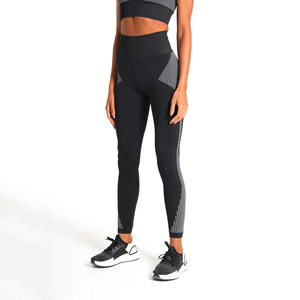 High Waist Quick Dry Stretchy <b>Booty</b> Tights Gym Wear Women Yoga Legging With Custom Logo - Product Image 3