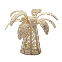 Bougeoirs en rotin tissés à la main lanternes et pots à bougies pour événements conceptions OEM décoration de palmier personnalisé du Vietnam