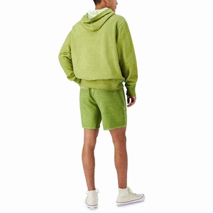 Ensembles de sweat à capuche et de shorts pour hommes à logo personnalisé le plus vendu ensemble de sweat à capuche et de shorts pour hommes de deux pièces pour adultes - Product Image 4