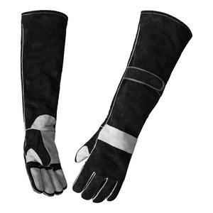 Nouveau design, logo personnalisé, gants de soudage en cuir de vachette renforcé, gants de sécurité industrielle pour la protection des mains, gants de lutte contre l'incendie - Product Image 1