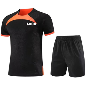 Vêtements de football personnalisés pour hommes adultes, à séchage rapide, respirants, sans couture, extensibles, multicolores, en polyester, numériques professionnels - Product Image 4