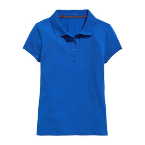 Compre Camisetas Polo Personalizadas con Logotipo Bordado, Camisetas Polo de Algodón para Uniformes Deportivos Infantiles, Camisa de Uniforme Escolar - Product Image 1