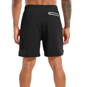Short de fitness d'été sur mesure pour hommes Short d'entraînement sportif confortable et respirant de couleur unie pour la course à pied à séchage rapide - Product Image 4