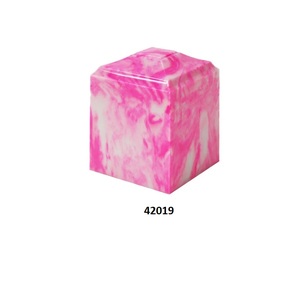 Vente chaude Personnalisé Petit Cube De Culture Marbre Crémation Urne Adulte Pour Cendres Humaines Mini Urne Décorative Avec Sac De Velours Gratuit - Product Image 4
