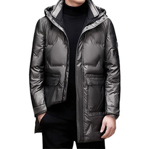 Chaqueta de Plumón Personalizada para Hombre, de Invierno, Impermeable y Transpirable, de la Mejor Calidad, con Relleno de Fibra de Poliéster 100% - Product Image 1