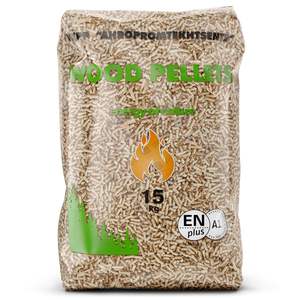 Granulés de bois 2024, sciure de bois, Pologne |   Sacs de 15 kg |   Usine de granulés de bois pour système de chauffage, humidité 6,4 %, densité 7 - Product Image 4