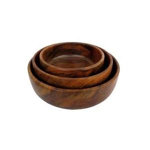 Cuenco de sopa de madera, recipiente de sopa, vajilla para el hogar, servicio de cena, tallado táctil de lujo Premium Natural, cuenco japonés de alta calidad - Product Image 3
