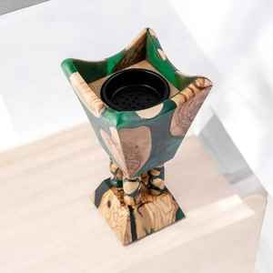 Latest Homemade Wooden Resin Incense <b>Burner</b> Fancy Design Wooden Incense Stick Holder Handmade Home Decor Wooden Incense Holder - Product Image 1