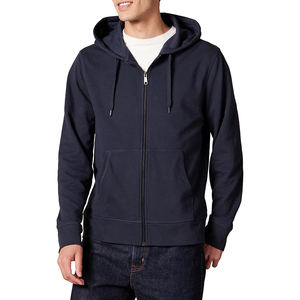 High Quality Wholesale <b>Men</b> Zipper <b>Hoodies</b> 2025 Custom Private Label Full <b>Zip</b> Cotton Sweatshirts Stylish Slim Fit <b>Hoodies</b> - Product Image 1