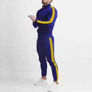 Ensembles de survêtements à capuche zippés personnalisables pour hommes, deux pièces, vente en gros de survêtements de jogging pour les entraînements de gym - Product Image 5