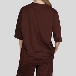 T-shirts pour femmes, amples, à manches courtes, couleur unie, 100% coton, respirants, confortables, grande taille, streetwear, prix bas - Product Image 2