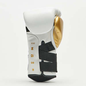 Guantes de boxeo profesionales de 16oz, cuero artificial elegante y cómodo en varios colores personalizables a bajo precio - Product Image 3