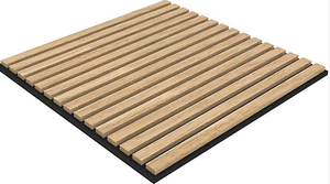 Solid Wood Slatted Media Wall (Sound Dampening) - Product Image 6